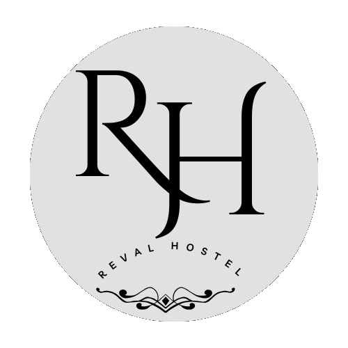 Logo showing the black capital letters R and H. Below them, there are the words 